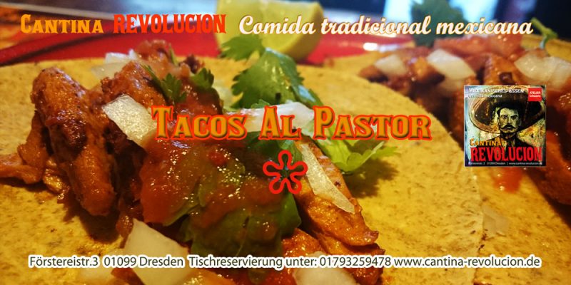 Tacos al Pastor en la Cantina Revolucion